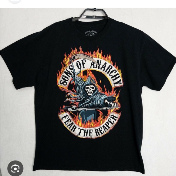Sons of Anarchy Fear the Reaper Graphic short sleeved shirt - Picture 1 of 3